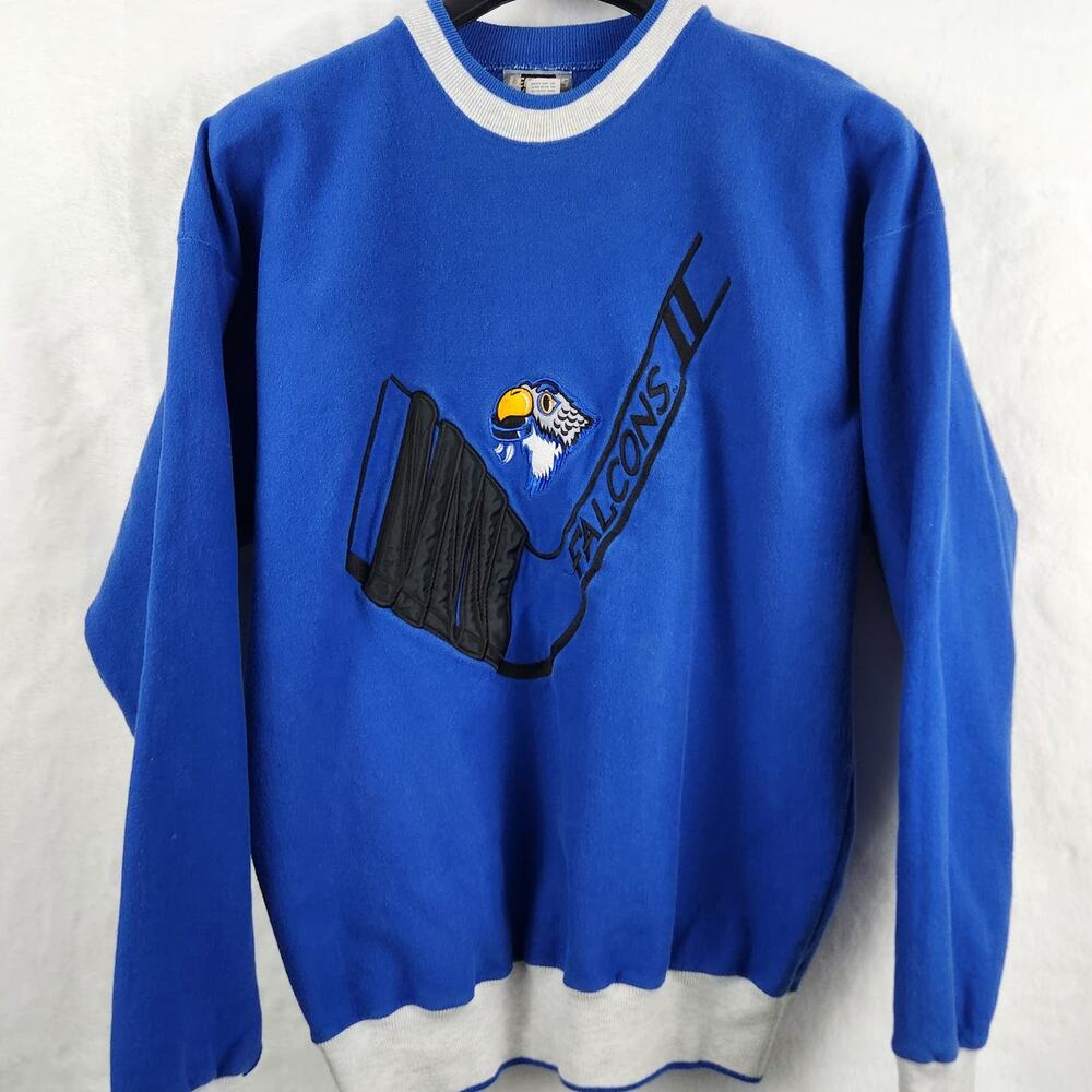 Vintage Springfield Falcons Hockey Sweater Adult XL Embroidered Legends Athletic